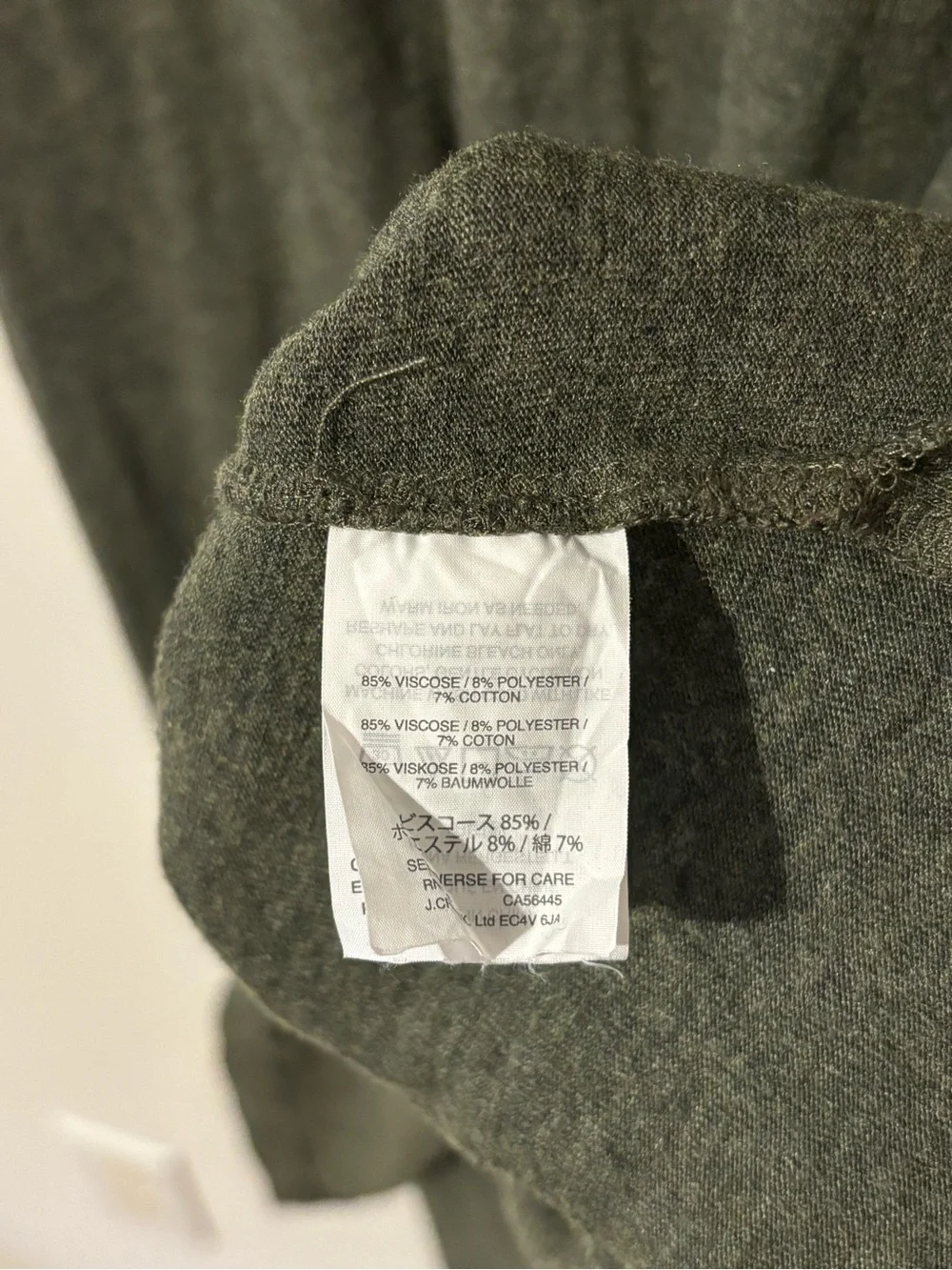 Sleeveless Madewell V-Neck Knit Dress in Olive Green Womens Size Medium - Picture 5 of 7
